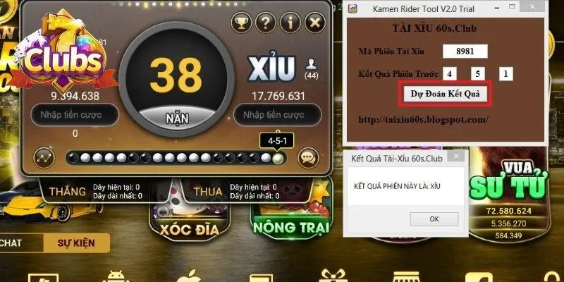 Điểm danh các app tài xỉu đổi thưởng rút tiền mặt